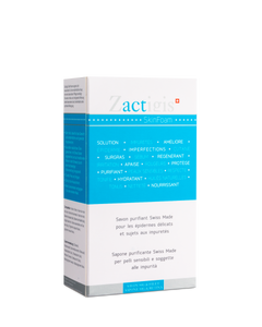 Zactigis SkinFoam gel moussant nettoyant visage acné peaux sensibles lactoferrine
