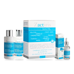 Zactigis Pack routine anti acne 5 soins SkinLine SkinSoap SkinNet SkinPure SkinMat SkinNight